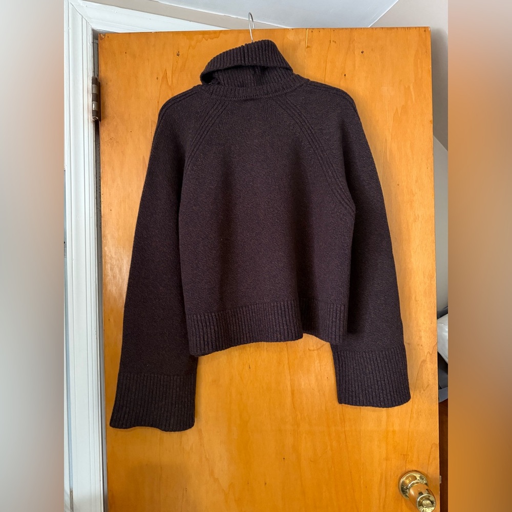 NWT Me + Em Merino Cashmere Mouline Sweater and snood! - Picture 2 of 11